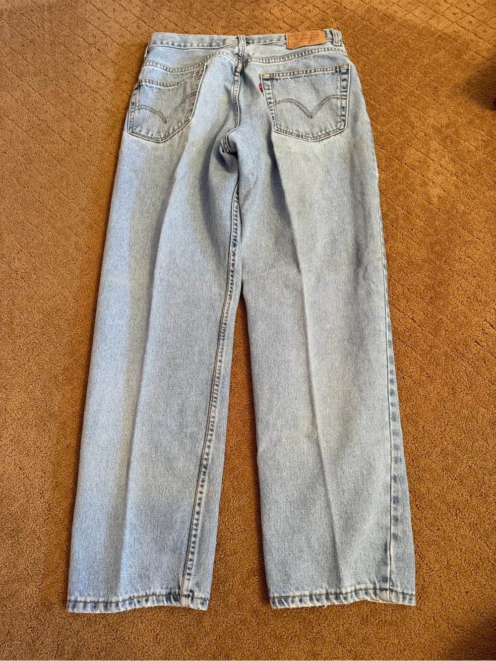 Levi's 550 Men's Relaxed Fit Jeans Blue Medium Wash Jeans Size 33x32
